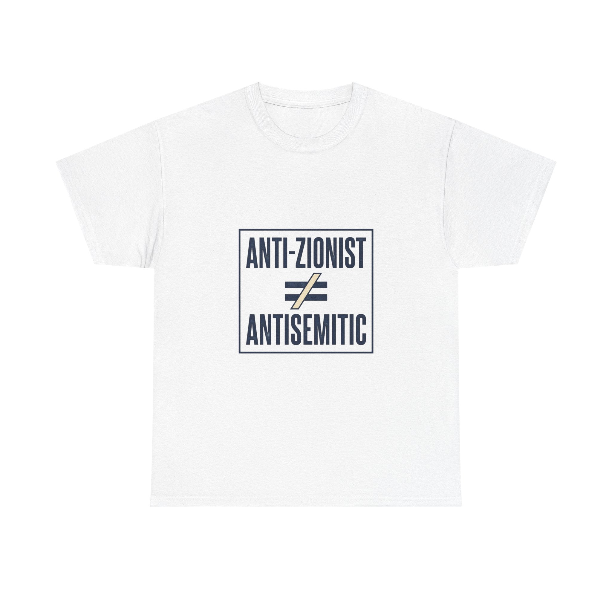 T-Shirt — "Anti-Zionist ≠ Antisemitic" Statement Tee