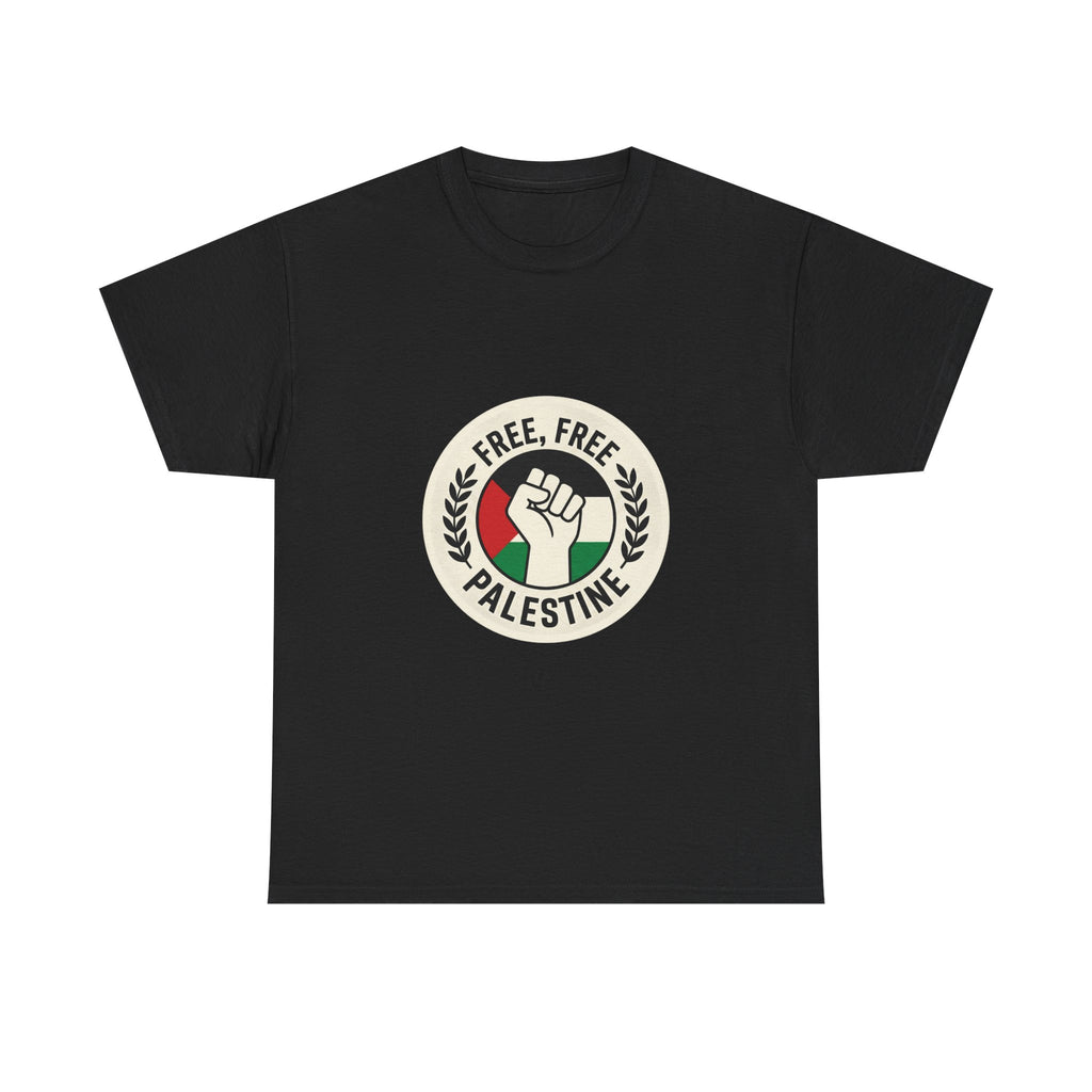Free Palestine T-Shirt — Raised Fist Solidarity Tee